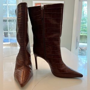Schutz leather brown/Cognac boots